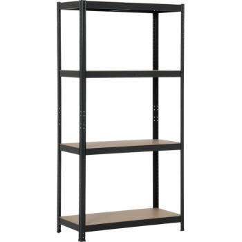 Image 1 of Carmen Метален стелаж cr-1015 - 180х90х40 см, до 175 кг на рафт - черен (b3580555)