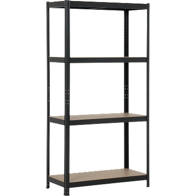 Carmen Метален стелаж cr-1015 - 180х90х40 см, до 175 кг на рафт - черен (b3580555)