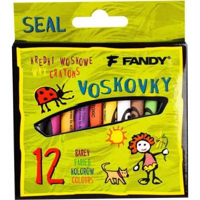 Fandy Seal pastelky voskové 12 ks