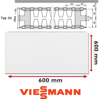 Viessmann 22 600 x 600 mm