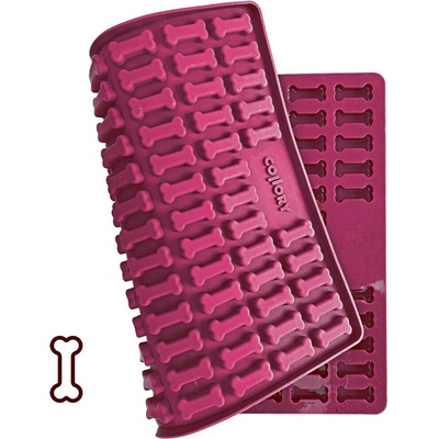 Collory silikónová forma na pamlsky Kosti 3,2cm bordová
