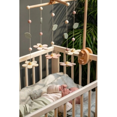 JaBaDaBaDo Jabadabado: Дървена висяща играчка за кошара - Цветя (JB-T308)