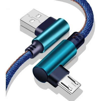 Foxter 1904 USB - Micro USB, zahnuté konektory, 2m