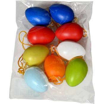 Vajíčka barevná závěsná plastová x 9 ks, vhodná i do exteriéru, výška 4 cm 380002 3M