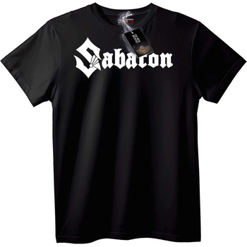 NOONEBRAND Тениска Babacan Стилизирано Лого - 5XL, Black