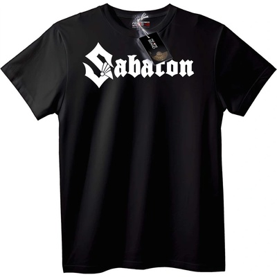 NOONEBRAND Тениска Babacan Стилизирано Лого - 5XL, Black