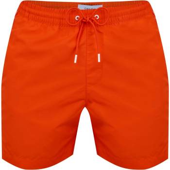 Calvin Klein Мъжки къси панталони Calvin Klein Medium Tape Swim Shorts Mens - Acid Orange SCZ