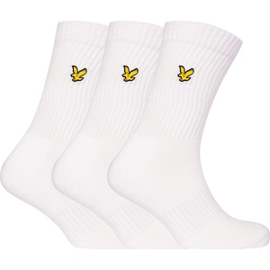 Lyle and Scott Чорапи Lyle and Scott Mens Crew Socks - Bright White - sportihobi - 64,52 лв