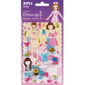 APLI Dress up stickers Clara