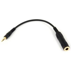 Sennheiser Преходник Sennheiser, от Jack(ж) 6.3mm към Jack(м) 3.5mm, черен (561035)