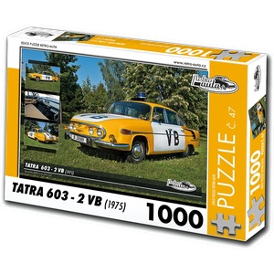 Retro cars - Puzzle Tatra 603 - 2 VB II (1975) - 1 000 piese