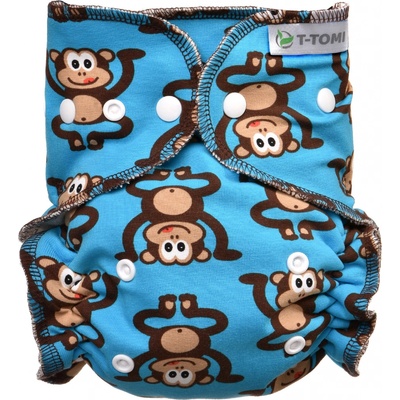 T-TOMI Kalhotková plena přebalovací set PAT monkies