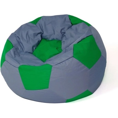 Sako bag pouffe Míč šedozelený XXL 140 cm