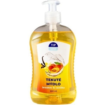 Tip Line Broskev vanilka tekuté mýdlo dávkovač 500 ml