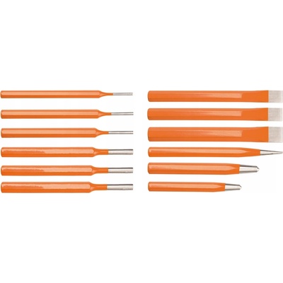 NEO TOOLS Súprava vyrážačov, sekáčov a jamkovačov 12 ks 33-062
