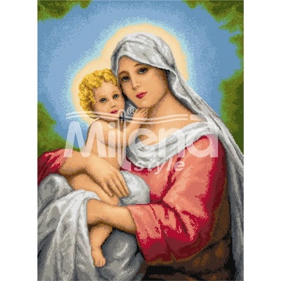 Milena Style Майчин благослов - Печатана Aida 14 ct с конци Ariadna