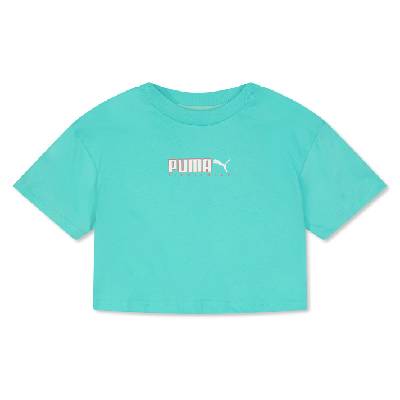 Поларени къси панталони Puma Kids' Fleece Jogger Shorts - Aqua