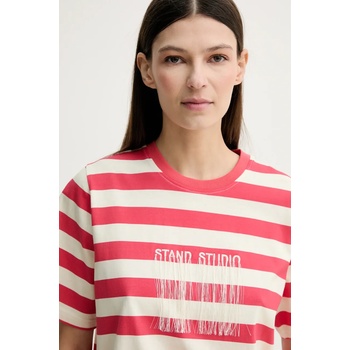 Stand Studio Памучна тениска Stand Studio Hallie в червено 62205-8500 (62205.8500)