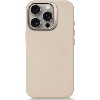 Decoded Кейс от Decoded - Backcover от еко кожа за iPhone 16 Pro бежов (K-D25IPO16PBC1CY)