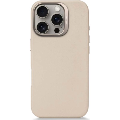 Decoded Кейс от Decoded - Backcover от еко кожа за iPhone 16 Pro бежов (K-D25IPO16PBC1CY)