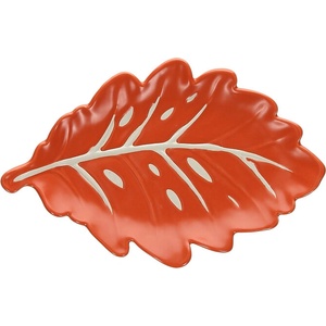 Tognana Оранжева чиния TOGNANA RELIEF Foglie, 24x16x3 см (RE0PI394477A)