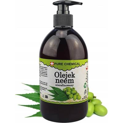 Neemový olej Pure Chemical nerafinovaný lisovaný za studena 500 ml