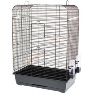INTER-ZOO Pet Products Клетка за птици НИНА черна - 54 x 34 x 75 см