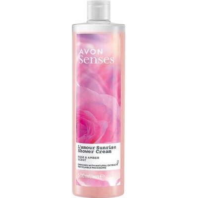 Avon Senses L'amour Sunrise upokojujúci sprchový krém 500 ml