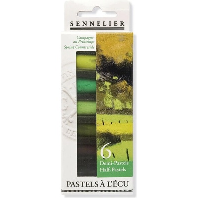 Sennelier sada suchých polov. pastelů tóny jarní krajiny 6 ks