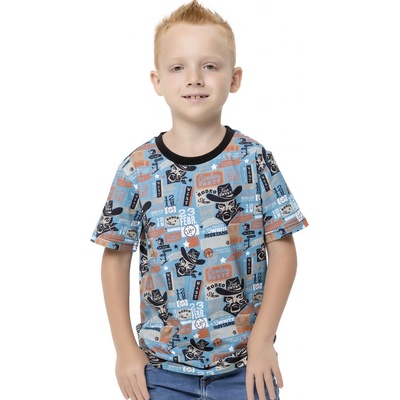 Winkiki Kids Wear Chlapecké tričko Wild Wild West - modrá
