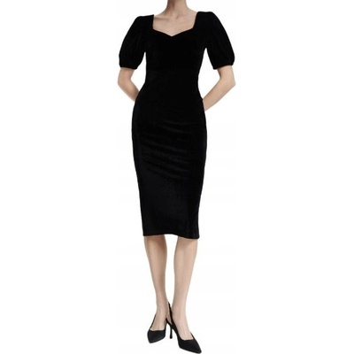 Reserved koktejlové šaty glamour midi