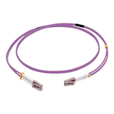 C2G 81752 LC/LC OM4 LSZH Fibre - Patch, multirežim LC (M) do multirežim LC (M) , 5m, růžový