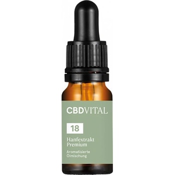 CBD Vital CBD konopný olej premium 5400 mg 18% 30 ml