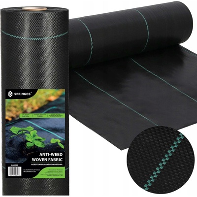 Springos agrotextilie 0,8 x 100 m zesílená AG0029 černá