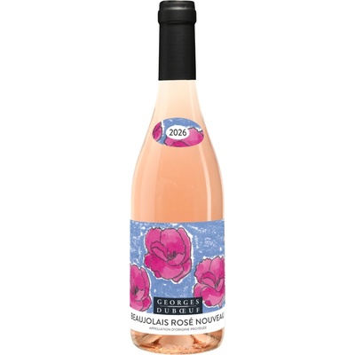 Georges Duboeuf Beaujolais Nouveau rosé suché ružové 2026 12,5% 0,75 l (čistá fľaša)