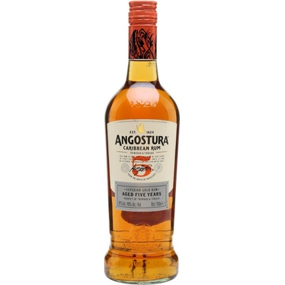 Angostura Gold 5y 40% 0,7 l (čistá fľaša)