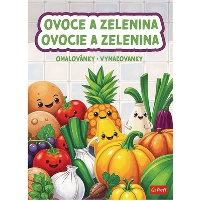 Trefl Vymaľovanky Ovocie a zelenina 24 strán