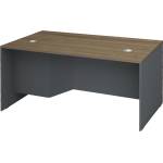 TopMebel Офис бюро Venturo TopMebel от меламин в антрацит - орех 150x80x75cm