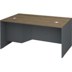 TopMebel Офис бюро Venturo TopMebel от меламин в антрацит - орех 150x80x75cm