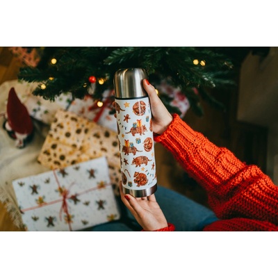 ePiPí Termoska bambus Vánoční pásovec 750 ml