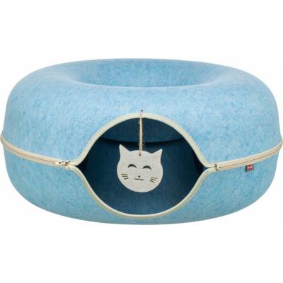Trixie Filcová boudička modrá donut 60 cm