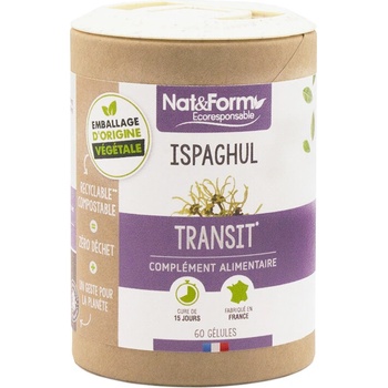 Nat&Form Псилиум (Хуск) 60 капсули | Nat&Form (025324 (ISP_60ECO))