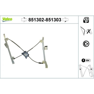 Zvedací zařízení oken VALEO 851302