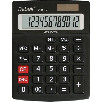 Настолен калкулатор Rebell RE-8118-12 BX (1214096-RE-8118-12-BX)