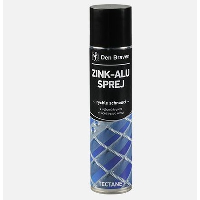 DEN BRAVEN Zink-Alu sprej 400 ml TA40401 zinkový sprej +250°C (krátkodobo +500°C)