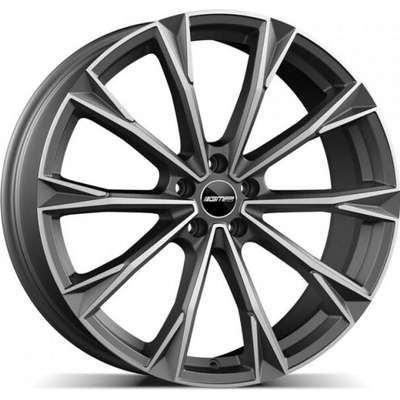 Racing Line TOTALE 10x22 5x120 ET20 machined gray matt