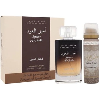 LATTAFA Ameer Al Oudh подаръчен комплект: EDP 100 ml + дезодорант 50 ml унисекс