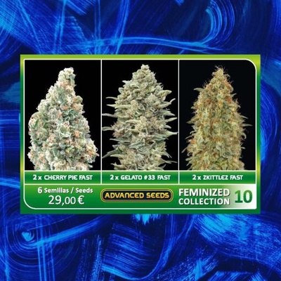 Advanced Seeds Feminized Collection #10 semienka neobsahujú THC 6 ks