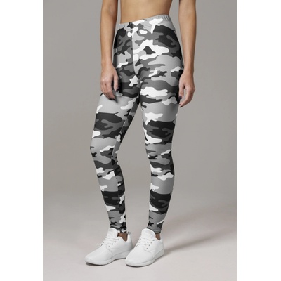 Urban Classics snow camo dámské legíny