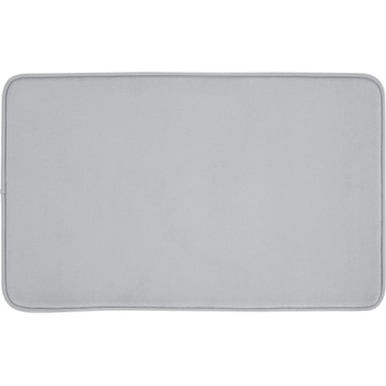 Catherine Lansfield Светлосива постелка за баня 50x80 cm - Catherine Lansfield (BR/55661/W/BMAT/SI)